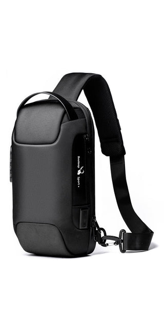 Stylish and Functional Chest Bag - Sleek Black Design