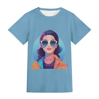 Unisex All-Over Print Adult Short Sleeve Tshirt K-AROLE Beauty in Balance - K-AROLE