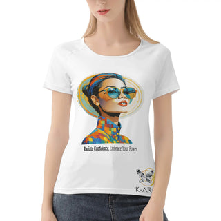 Fearless Heart, Limitless Dreams K-AROLE Womens  T shirt - K-AROLE