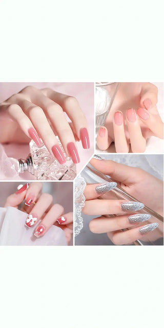 Vibrant nail art kit with variety of gel colors and tools for customized manicures at K-AROLE.