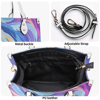 Stylish Starry Moon Handbag: Metal Buckle, Adjustable Strap, PU Leather for Trendy Women's Athleisure Outfits