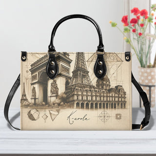 K - AROLE™️ Elegant London Skyline Tote Bag - K - AROLE