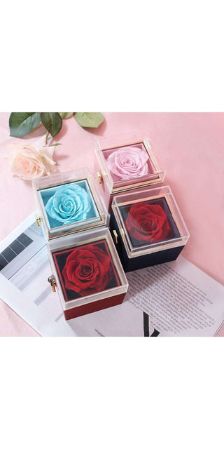 Elegant K - AROLE™️ Acrylic Jewelry Display Boxes for Proposals and Confessions - K - AROLE