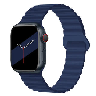 Band Silicone Magnetic Watch Strap - Midnight Blue