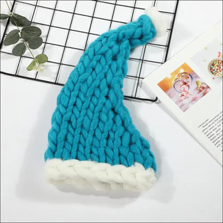 Christmas Plush Hat With Pompom Cute Winter For Women Men