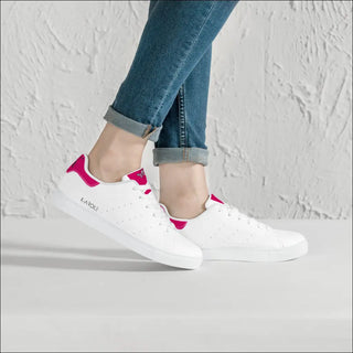 Copy of D27 Low-Top Synthetic Leather Sneakers - White