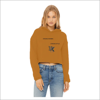 Cozy Crop Top Hoodie - Stylish And Comfortable Athleisure Wear - K - AROLE