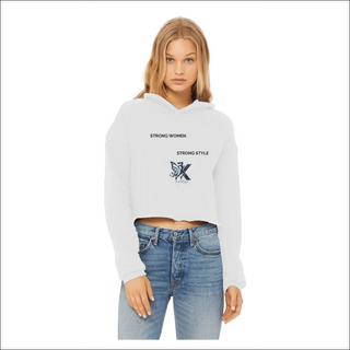 Cozy Crop Top Hoodie - Stylish And Comfortable Athleisure Wear - K - AROLE