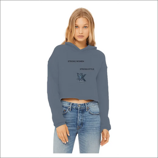 Cozy Crop Top Hoodie - Stylish And Comfortable Athleisure Wear - K - AROLE