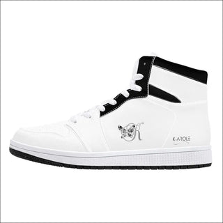 D16 High-Top Synthetic Leather Sneakers - White - Men US5