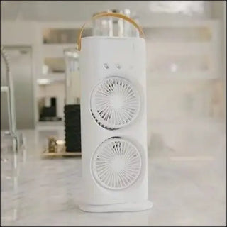 Double - ended Spray Fan Portable Humidifier Fan Air Conditioner Household Small Air Cooler Hydrocooling Portable Air Adjustment - K - AROLE