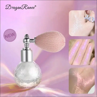 Dreamy Floral Perfume Atomizer with Elegant Glass Bottle - K - AROLE