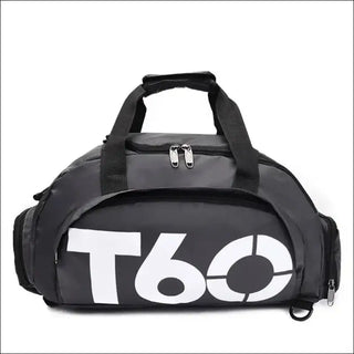 Durable T60 Sports Gym Duffel Bag - Darkgray