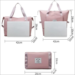 Elegant Silver Tote Bag - K-AROLE Convertible Backpack