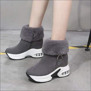 Elevated Winter Women's Warm Platform Sneaker Boots K-AROLE