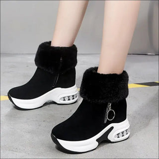 Elevated Winter Women's Warm Platform Sneaker Boots K-AROLE