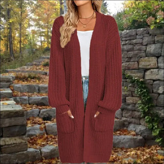 European And American Loose Lantern Sleeve Sweater