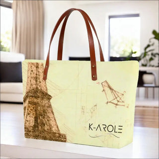 Exclusive K-AROLE™️ Signature Eiffel Tower Tote Bag