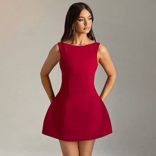 Elegant K-AROLE™️ Backless Mini Dress