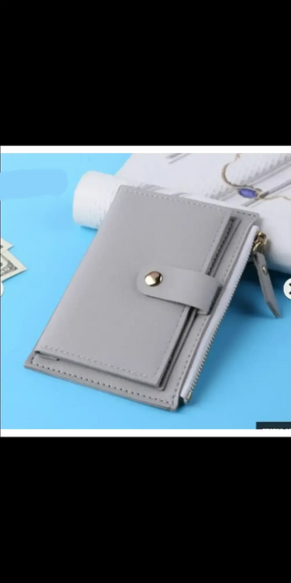 Fashion Women Wallet Leather - Grey