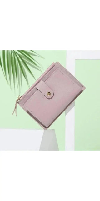 Fashion Women Wallet Leather - Light Purple