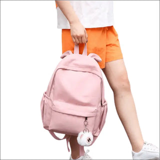 Fashionable Pastel Pink Backpack by K-AROLE™️ - backpack