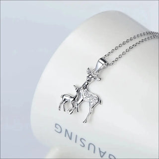 Fawn Pendant 925 Silver Necklace K-AROLE