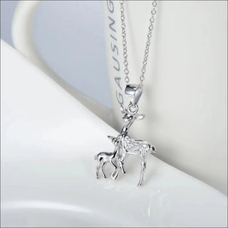 Fawn Pendant 925 Silver Necklace K-AROLE