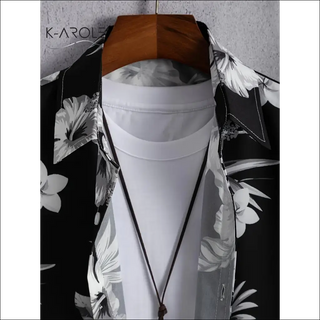 Floral button-down shirt with stylish design in K-AROLE store