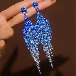 Full Rhinestone Tassel High-grade Affordable Luxury Style