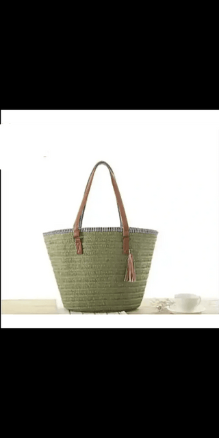 K - AROLE™️ Premium Woven Tote Bag for Women - K - AROLE