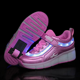 Glowing Skate Roller Sneakers K-AROLE