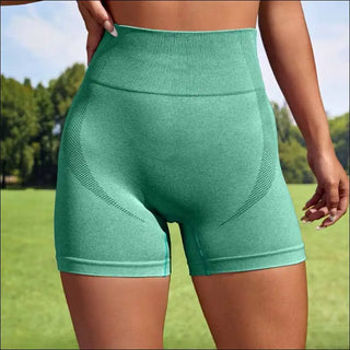 High - Waist Sculpting Yoga Shorts for Activewear - K - AROLE