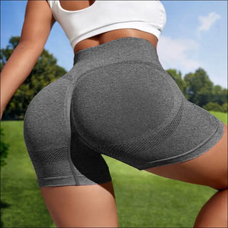 High - Waist Sculpting Yoga Shorts for Activewear - K - AROLE