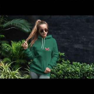 Cozy Comfort: K - AROLE™ Emerald Green Hoodie - K - AROLE