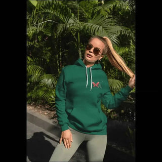 Cozy Comfort: K - AROLE™ Emerald Green Hoodie - K - AROLE