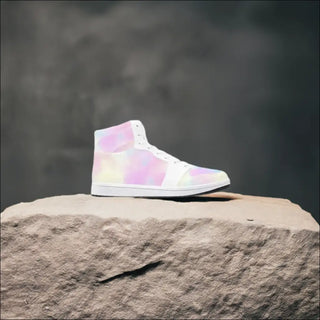 Iridescent High-Top Sneakers: Elevate Your Streetwear Style