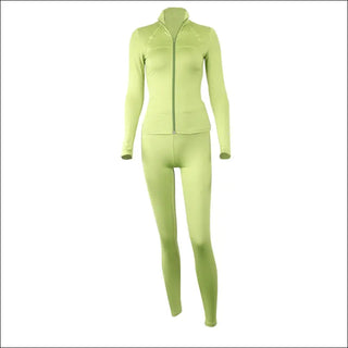 K-AROLE™️ Chic Jumpsuit with Tailored Design - Green