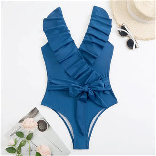 K - AROLE™️ Chic Lace - Up Swimsuit - Stylish One - Piece for Women - K - AROLE