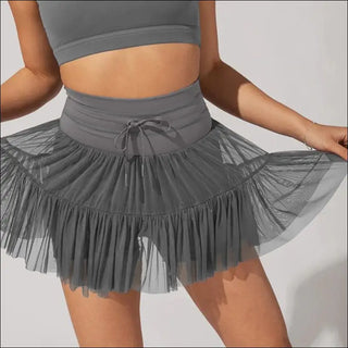 K-AROLE™️ Chic Ruffled Mini Skirt with Tie-Front Detail