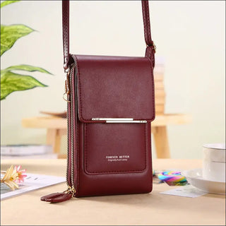 K-AROLE™️ Elegant Crossbody Leather Phone Bag - Style