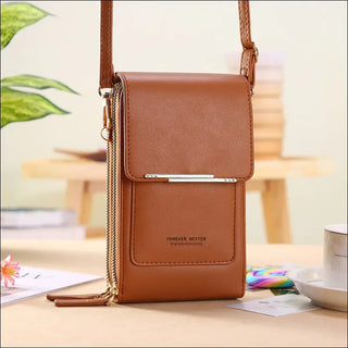 K-AROLE™️ Elegant Crossbody Leather Phone Bag - Style