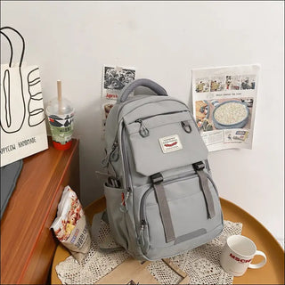 Women’s Large Capacity Sturdy Multi-layer Backpack - Grey /