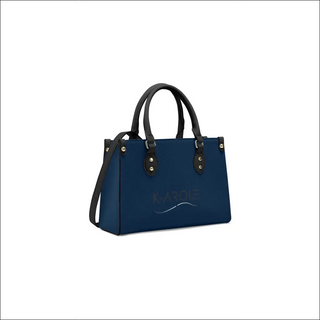 K-AROLE™️ Elegant Navy Leather Tote Bag - One Size - bags