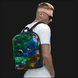 K-AROLE Galaxy Print Medium Backpack - Elevate