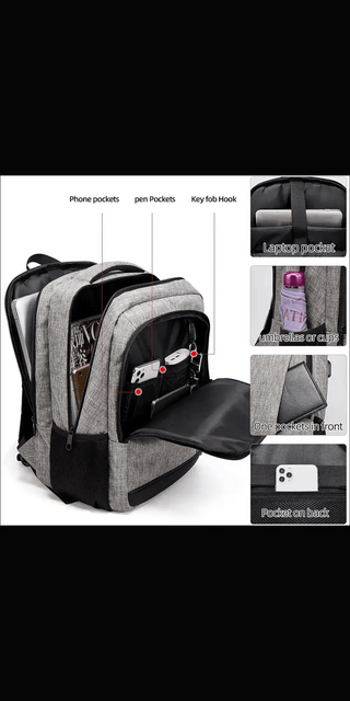 K - AROLE™️ GigaBag Laptop Backpack - Stylish & Spacious - K - AROLE