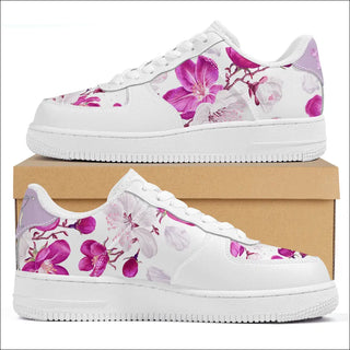 K-AROLE™️ Low Top Sneakers with Floral Design - Men US5