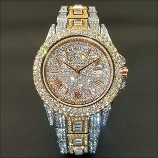 K-AROLE™️ Luxury Diamond Encrusted Men’s Timepiece