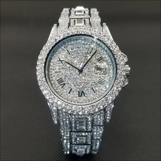 K-AROLE™️ Luxury Diamond Encrusted Men’s Timepiece - Gift