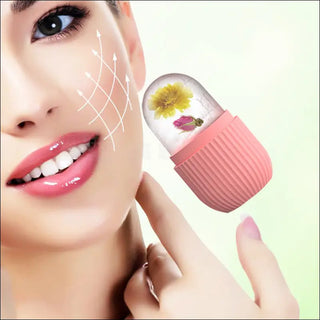 Silicone Ice Cube Tray Mold Face Beauty Lifting Tool